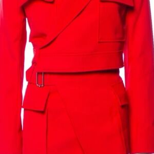 A.L.C. Vibrant Red Blazer and Skirt Set